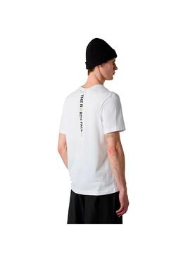 Camiseta Hombre The North Face Vertical Blanca