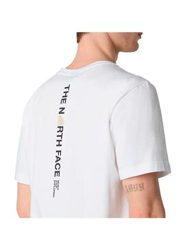 Camiseta Hombre The North Face Vertical Blanca
