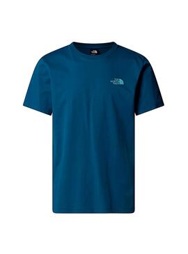 Camiseta Hombre The North Face Vertical Azul