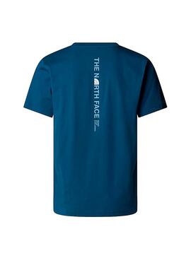Camiseta Hombre The North Face Vertical Azul