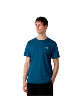 Camiseta Hombre The North Face Vertical Azul