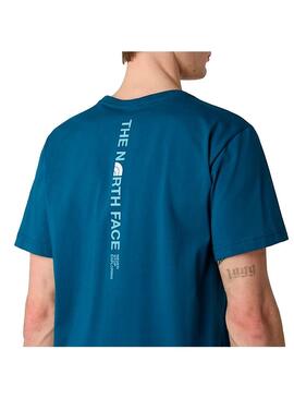 Camiseta Hombre The North Face Vertical Azul