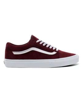 Zapatilla Chico Vans Old Skool Port Royale Granate