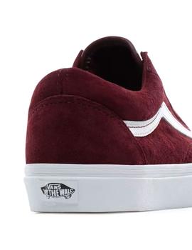 Zapatilla Chico Vans Old Skool Port Royale Granate