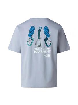 Camiseta Hombre The North Face Explore Gear Lila
