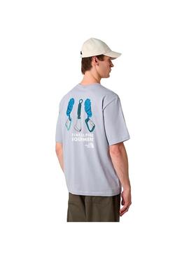 Camiseta Hombre The North Face Explore Gear Lila