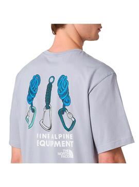 Camiseta Hombre The North Face Explore Gear Lila