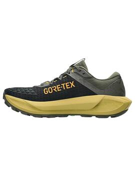 Zapatilla Hombre Gel trabuco 13 GTX Negro/verde