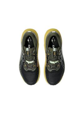 Zapatilla Hombre Gel trabuco 13 GTX Negro/verde