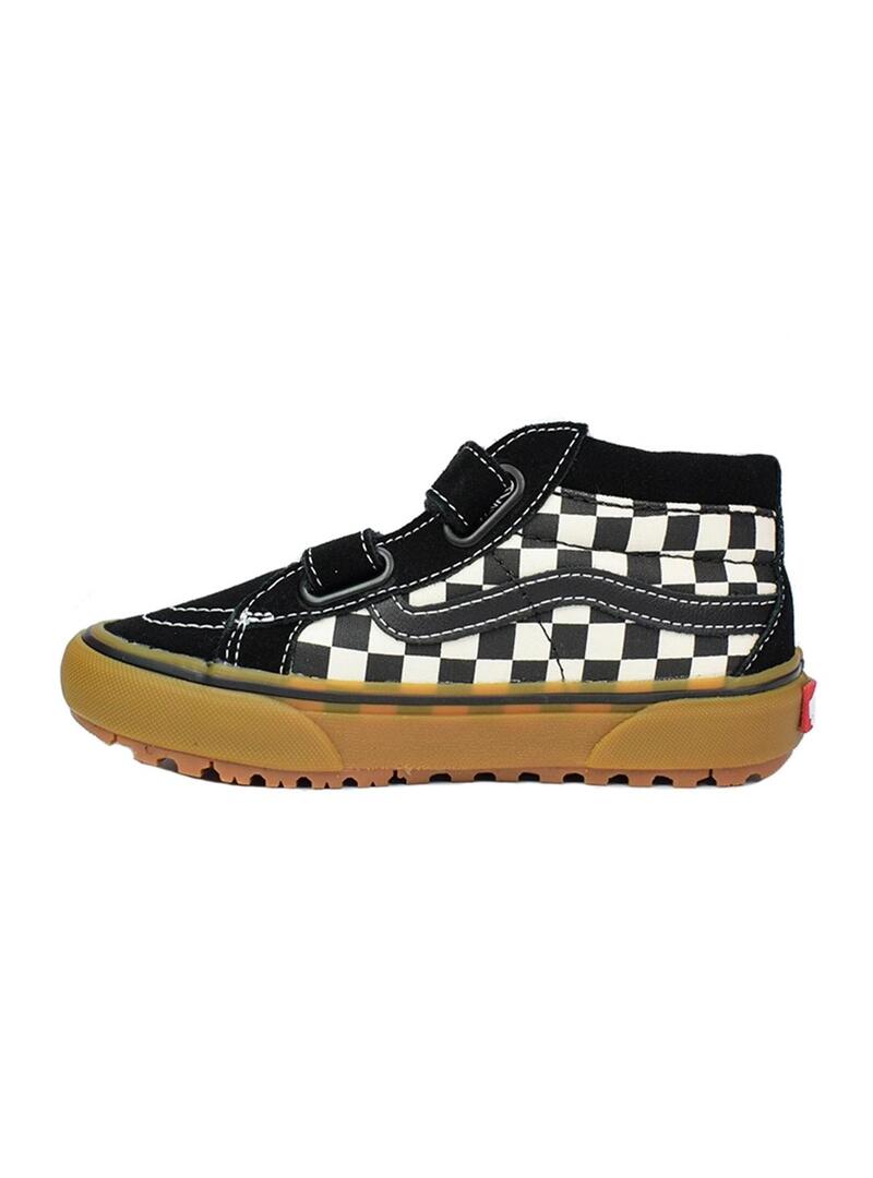 Zapatilla Niño/a Vans MTE Sk8- Mid Negra Blanca Cu