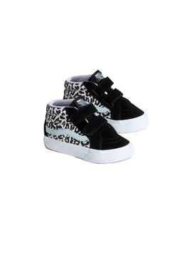 Zapatilla Niño/a Vans Sk8-Mid Reissue Leopard Glit