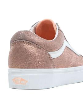 Zapatilla Chica Vans Old Skool Rose Gold