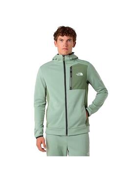 Sudadera Hombre The North Face Mountain Athletics Flc Verde