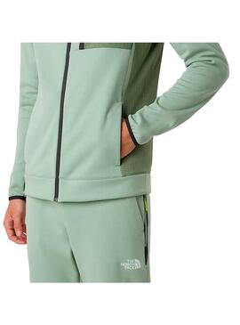 Sudadera Hombre The North Face Mountain Athletics Flc Verde