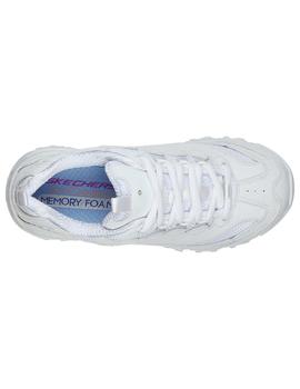 Zapatilla Niña Skechers D`lites Blanca