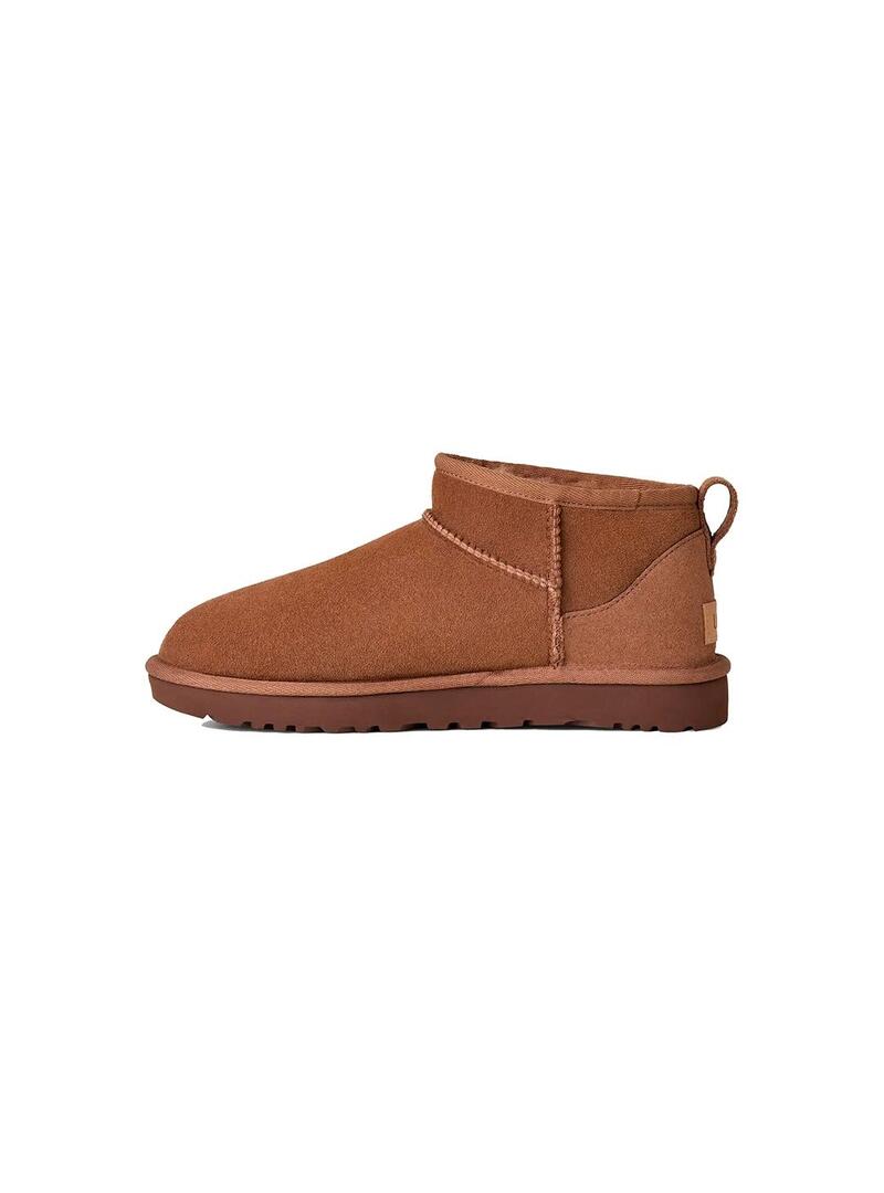 Bota Mujer UGG Classic Ultra Mini Rocky Oak Marron