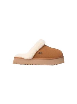 Zueco Mujer UGG Disquete Chestnut Marron