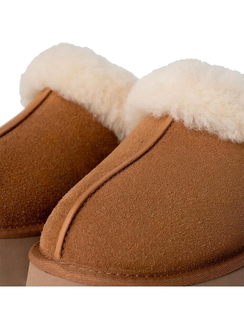 Zueco Mujer UGG Disquete Chestnut Marron