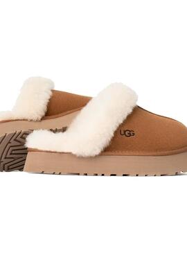 Zueco Mujer UGG Disquete Chestnut Marron