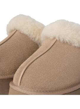 Zueco Mujer UGG Disquette san Beige