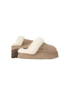 Zueco Mujer UGG Disquette san Beige