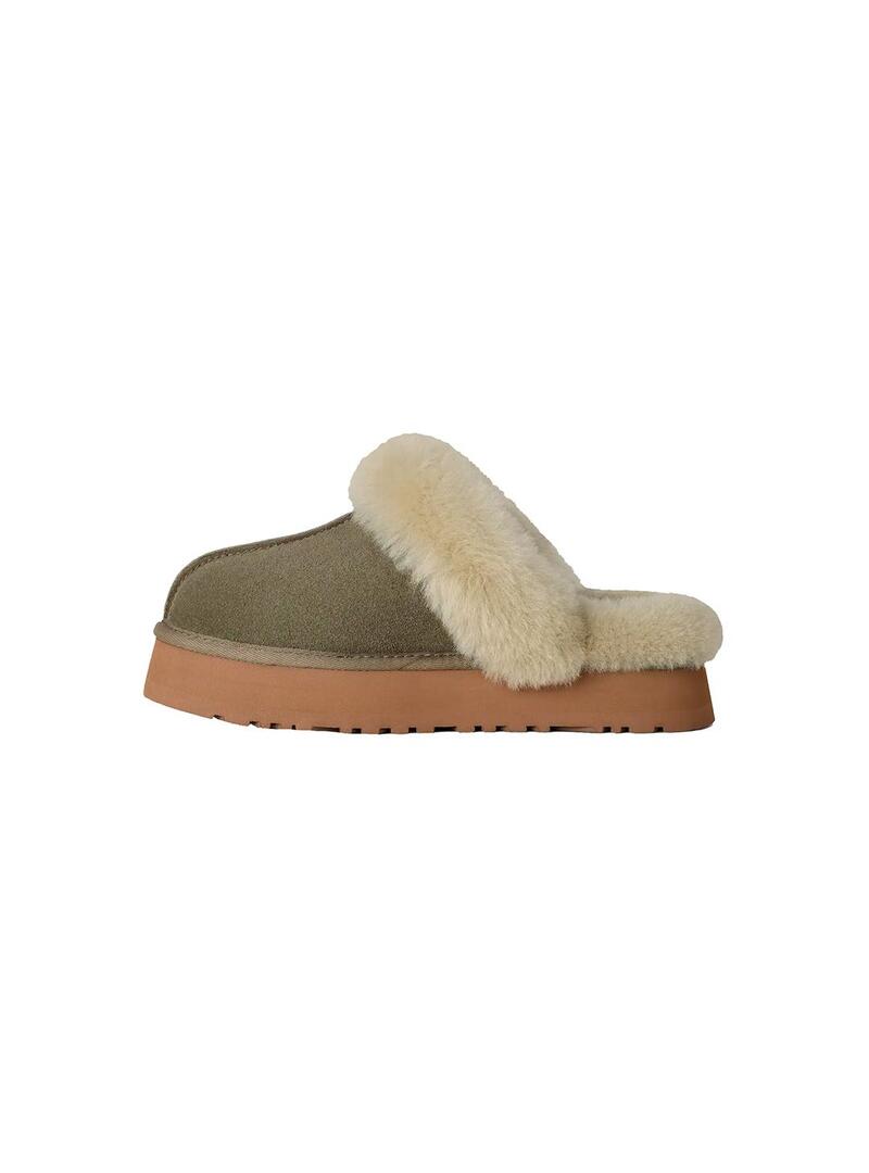 Zueco Mujer UGG Disquette Moss Green