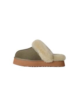 Zueco Mujer UGG Disquette Moss Green