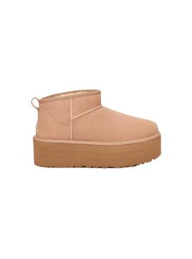 Bota Mujer UGG Classic Ultra Mini Platform Sand Be