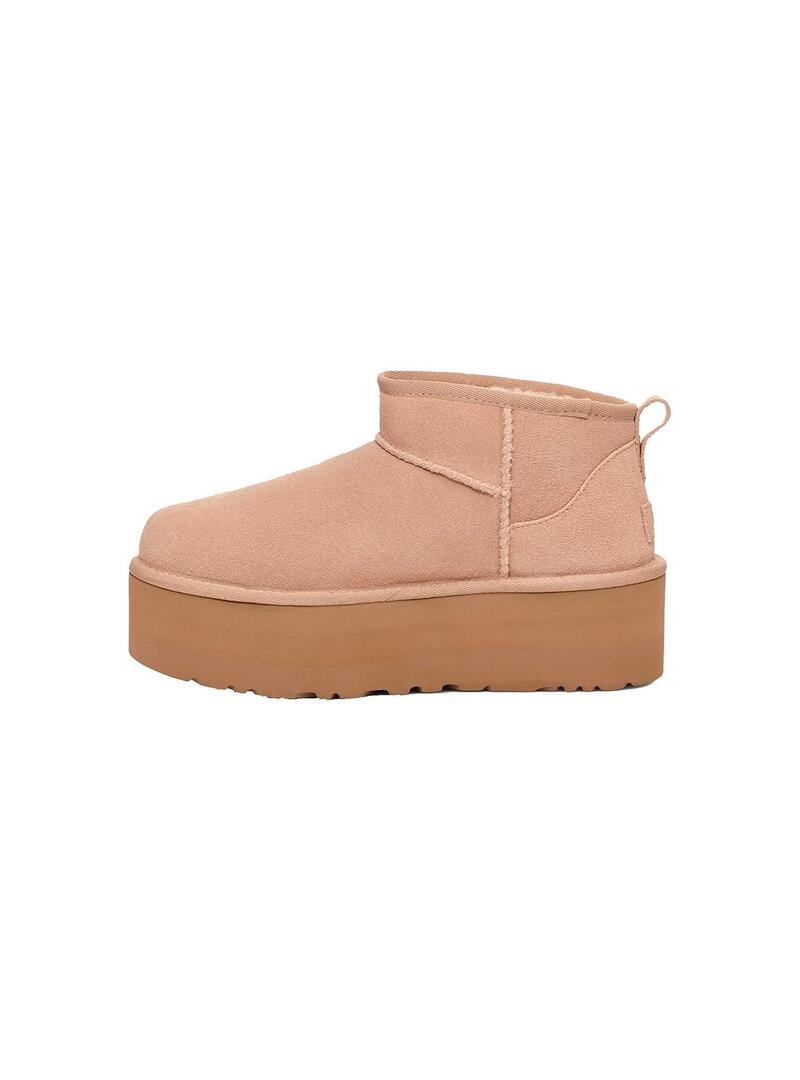 Bota Mujer UGG Classic Ultra Mini Platform Sand Be