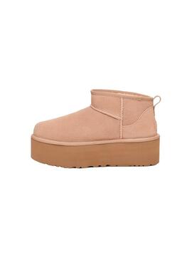 Bota Mujer UGG Classic Ultra Mini Platform Sand Be
