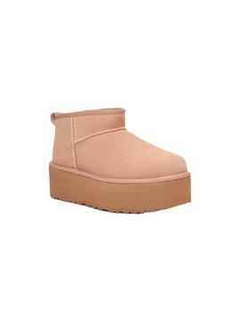 Bota Mujer UGG Classic Ultra Mini Platform Sand Be