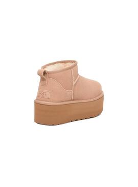 Bota Mujer UGG Classic Ultra Mini Platform Sand Be