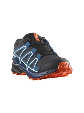 Zapatilla Junior Salomon Speedcross J Negro/Azul