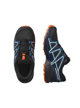 Zapatilla Junior Salomon Speedcross J Negro/Azul