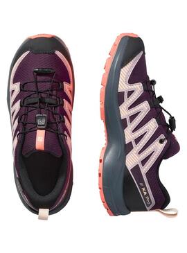 Zapatilla Junior Salomon XA Pro V8 Morado