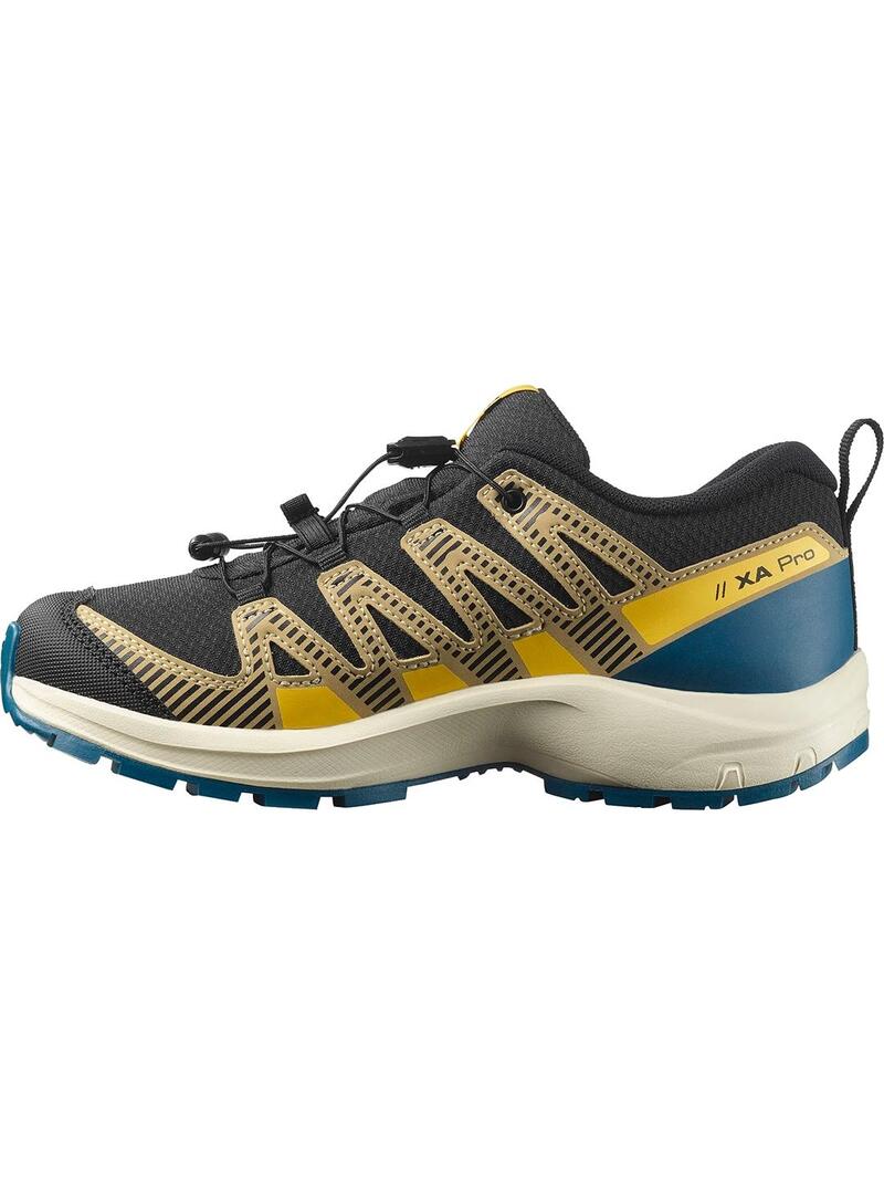 Zapatilla Junior Salomon XA Pro V8 Negro/Amarillo