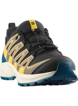 Zapatilla Junior Salomon XA Pro V8 Negro/Amarillo