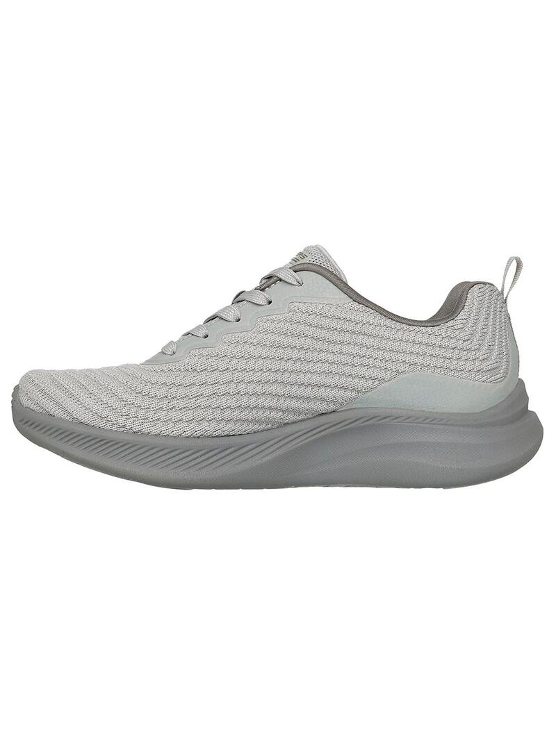 Zapatilla Mujer Skechers Bobs Moda Gris