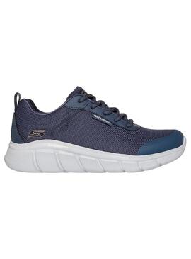 Zapatilla Mujer Skechers Bobs B Waterproof Gris