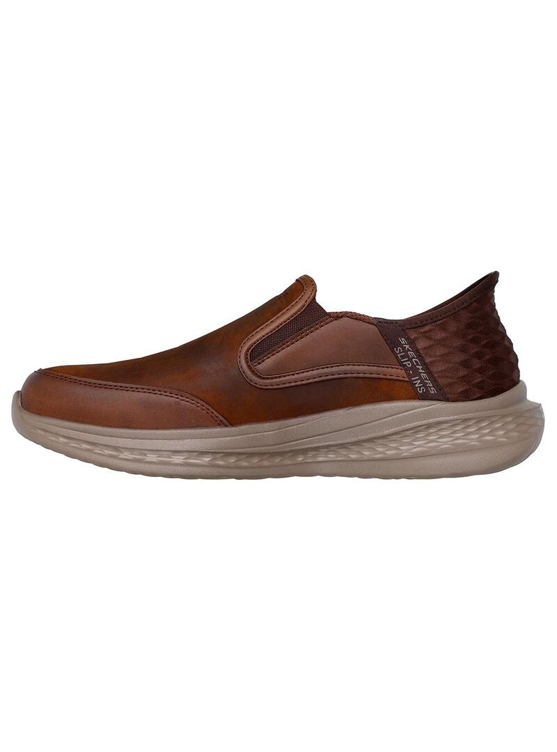 Zapatilla Hombre Skechers Slade Slip-ins Marrón