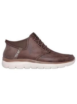 Zapatilla Hombre Skechers Summits Slip ins Marrón
