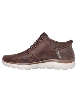 Zapatilla Hombre Skechers Summits Slip ins Marrón