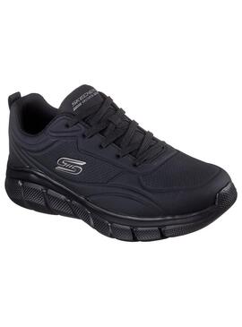 Zapatilla Hombre Skechers Bobs B Flex Negro