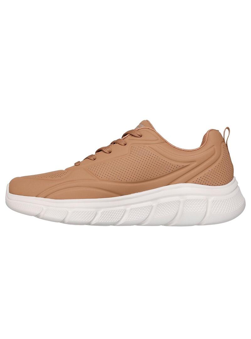 Zapatilla Hombre Skechers Bobs B Flex Camel