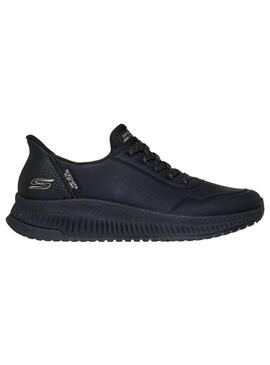 Zapatilla Mujer Skechers Bobs Squad 4 Slip-in Negr