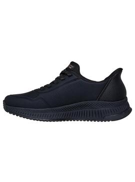 Zapatilla Mujer Skechers Bobs Squad 4 Slip-in Negr