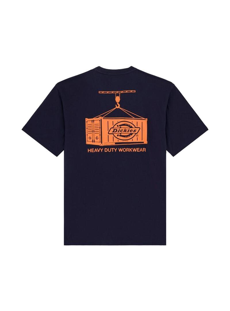 Camiseta Hombre Dickies Apison Marino