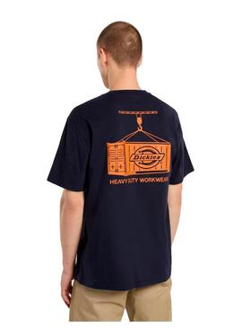 Camiseta Hombre Dickies Apison Marino
