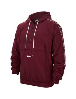 Cortavientos Hombre Nike Swoosh Granate