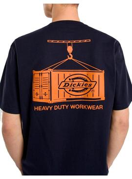 Camiseta Hombre Dickies Apison Marino